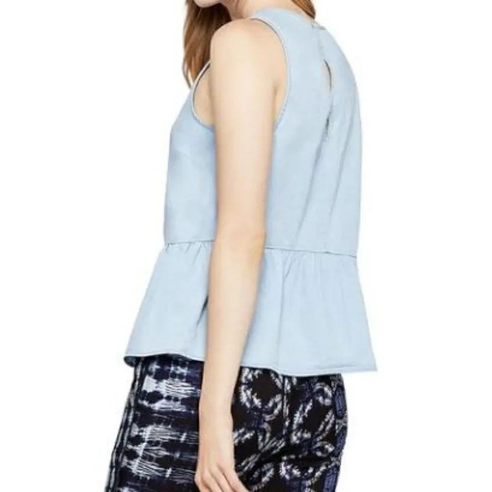 BCBGeneration Sleeveless Ruffle Pullover Top - Picture 2 of 11